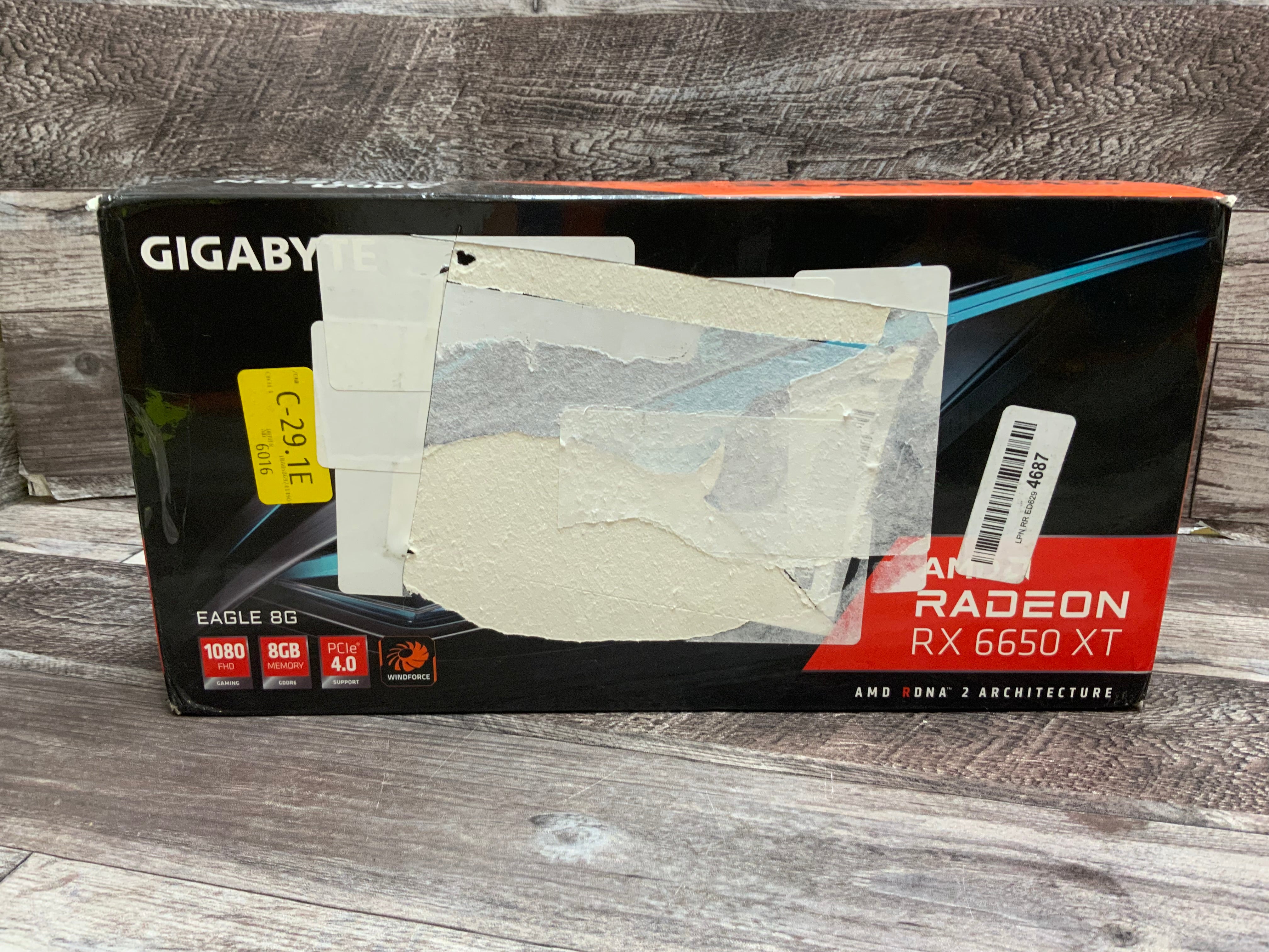 Gigabyte Radeon RX 6650 XT Eagle 8G GDDR6 Graphics Card (8081897652462)